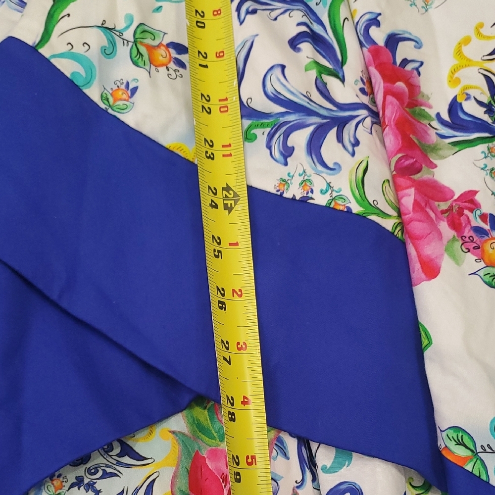 Nwt Boston Proper Floral Dress in Blue and White - Picture 16 of 16